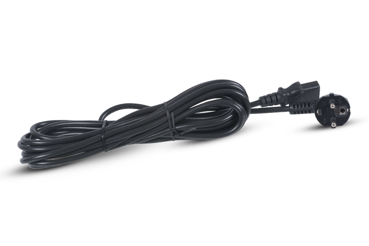Шнур Cabeus PC-186-VDE-1.0-3M Кабель питания компьютера (Schuko+C13) (3x1.0), 3 м