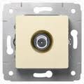 Розетка телевизионная Legrand 773779 Cariva, оконечная, слоновая кость
