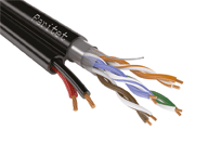 Кабель Паритет 102479, ParLan complex F/UTP4 Cat5e + 2х0,50 PVC/PEtr